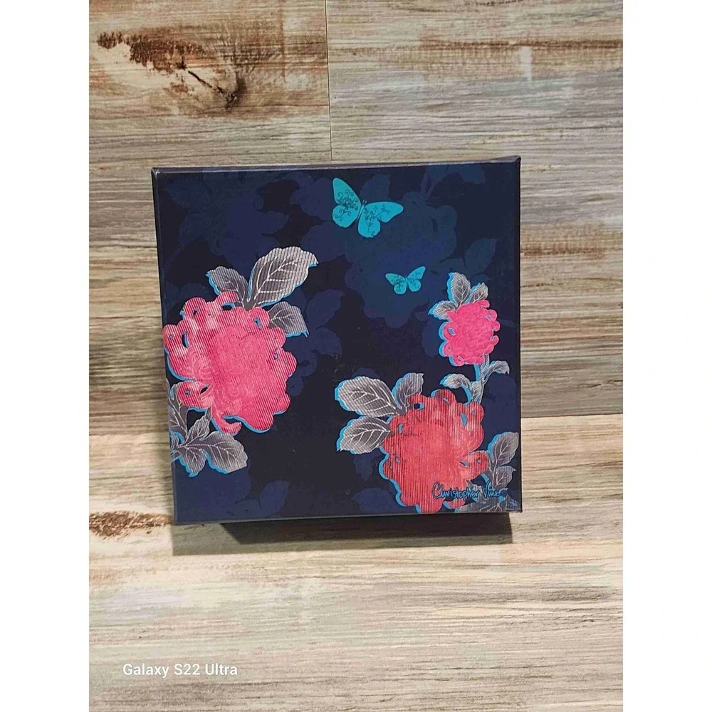 NEW Papyrus Christopher Vine Hummingbirds Note Cards Floral Boxed Set 20 Count